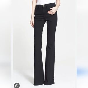 FRAME Jeans Forever Karlie Black Flared High Waisted High Rise Jeans Size 29
